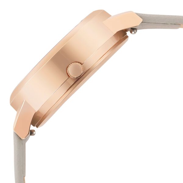 Olivia Burton Quartz Analog Multicoloured Dial Leather Strap Watch for Women - image number 3