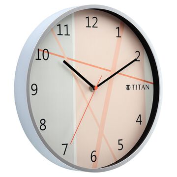 Titan Trendy & Modern looking Multi-coloured Dial Wall Clock Inspired from Cherry Blossom - 30.5 cm x 30.5 cm (Medium)