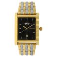 Sonata Quartz Analog with Date Champagne Dial Stainless Steel Strap Watch for Men