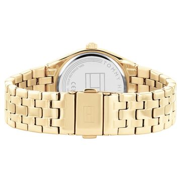 Tommy Hilfiger Quartz Analog Golden Dial Stainless Steel Strap Watch for Women