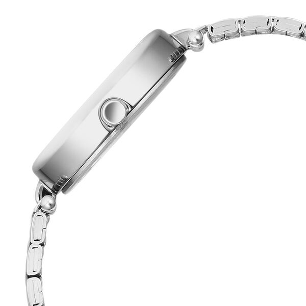Titan Karishma Quartz Analog Beige Dial Silver Stainless Steel Strap Watch For Women - image number 3