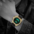 Police Batman Quartz Analog With Back light Black Round Dial Black Leather Strap Watch For Men - image number 5