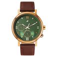 Fastrack Tick Tock Quartz Analog Green dial Leather Strap Watch for Guys - image number 0