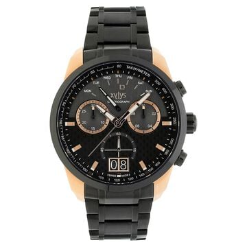 Xylys Quartz Chronograph Grey Dial Stainless Steel Strap Watch for Men