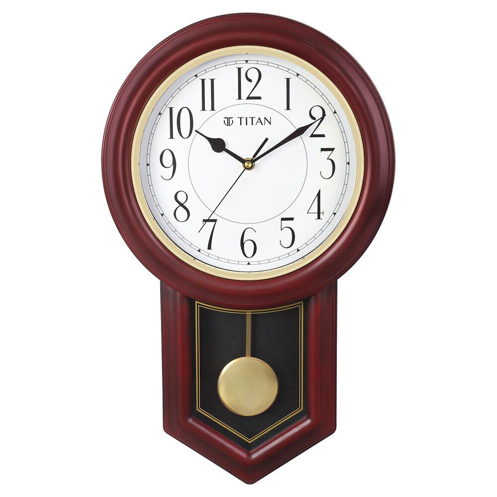 ポーちゃん　CHAMBRE Wall Clock Buy Online Titan Classic Pendulum Wall Clock with Chime