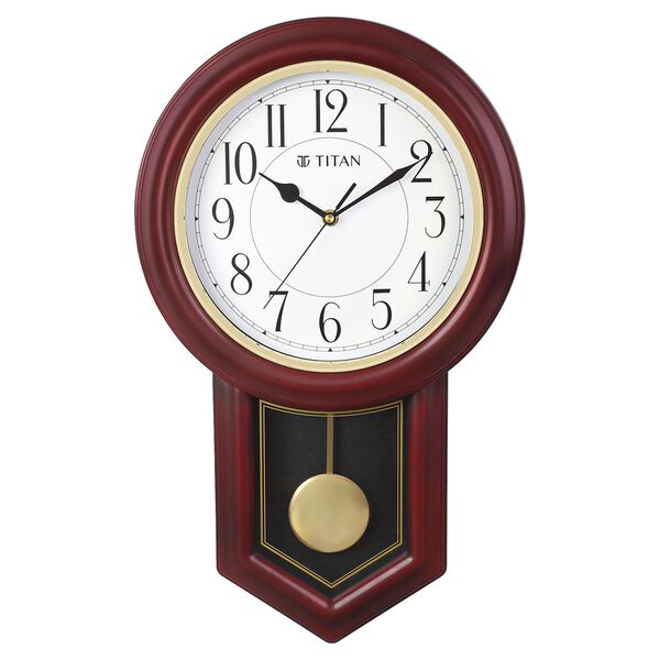 Titan Classic Pendulum Wall Clock with Chime - image number 1