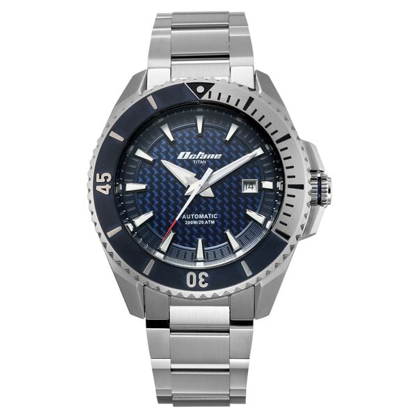 Octane CarbonX Turbo - Blue Carbon Fiber Dial Automatic Watch with 200M water resistance sporty watch for men - image number 0