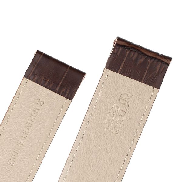 20 mm Brown Genuine Leather Straps for Men - image number 4
