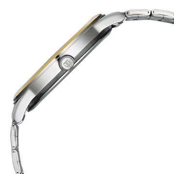 Titan Karishma Festive Analog with Silver Dial Dual Tone Stainless Steel Strap Watch for Men