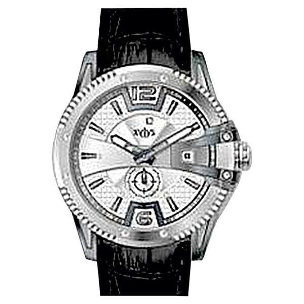 Xylys Swiss Analog Silver Dial And Leather Strap Watch For Men - image number 0