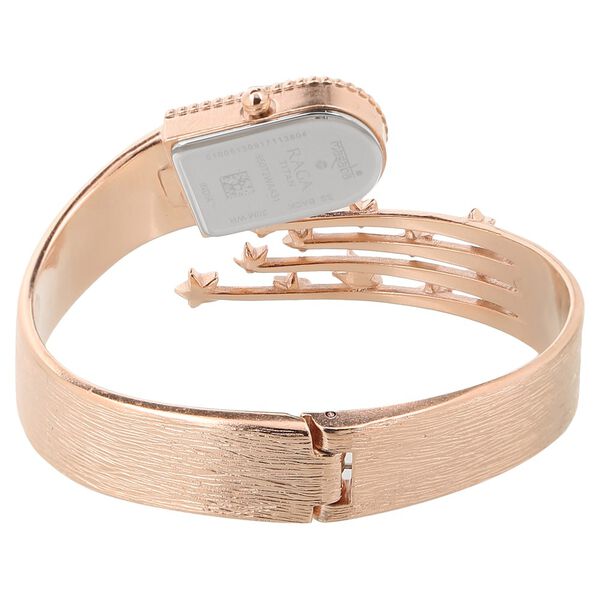 Titan Raga X Masaba Rose Gold Dial Analog Metal Strap watch for Women - image number 3