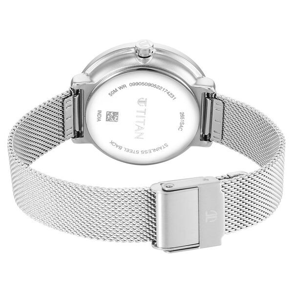 Titan Pastel Dreams White Dial Analog Metal Strap watch for Women - image number 4