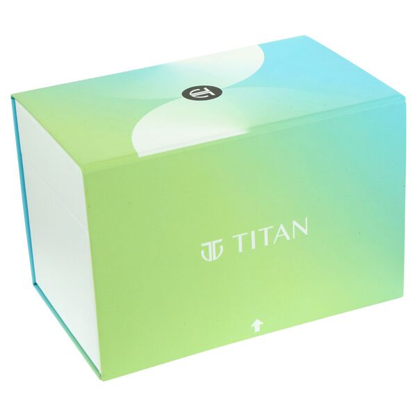 Titan Light Leather Switch Yellow Dial Quartz Multifunction Leather Strap watch for Men - image number 6
