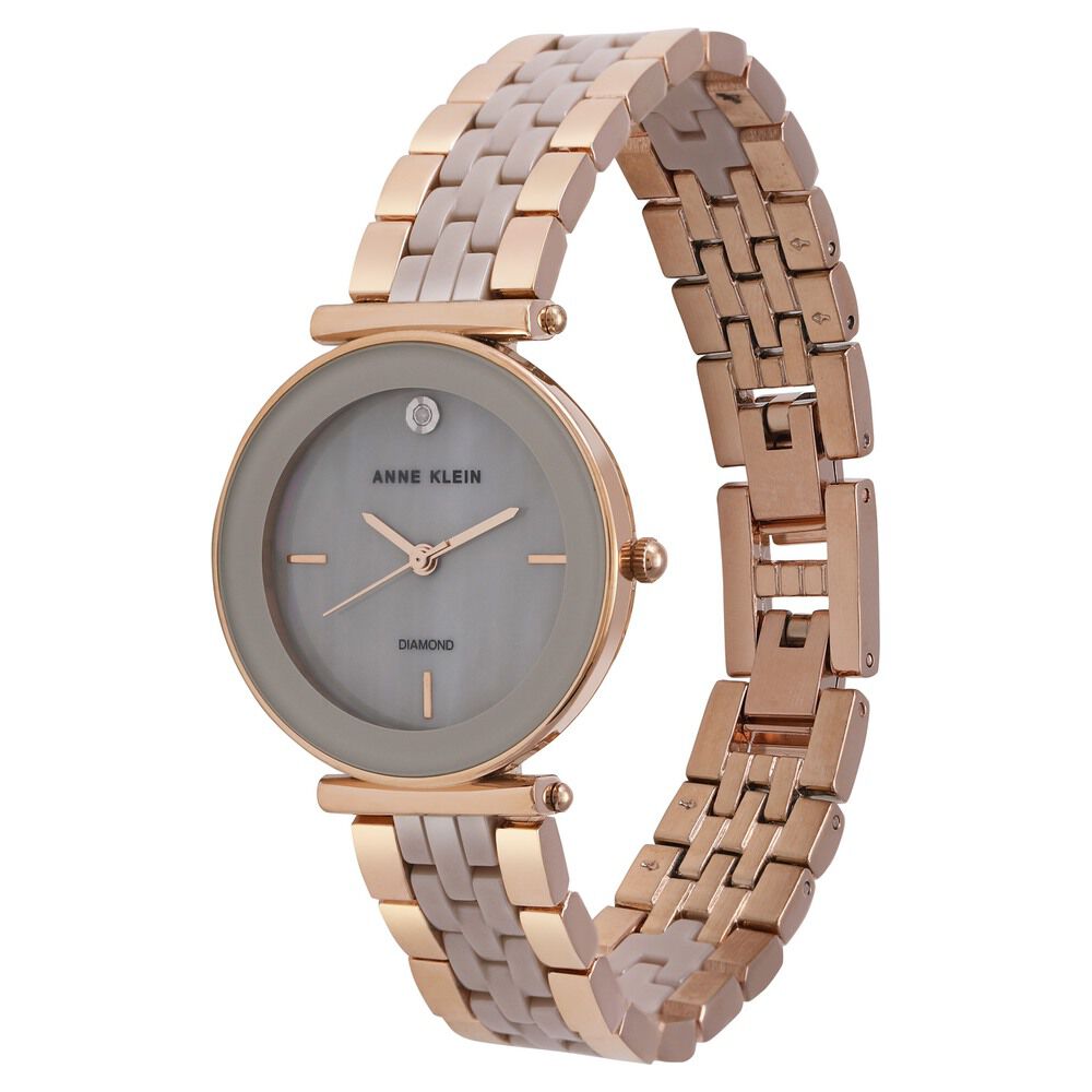 Buy Online Anne Klein Quartz Analog Mother of Pearl Dial Ceramic