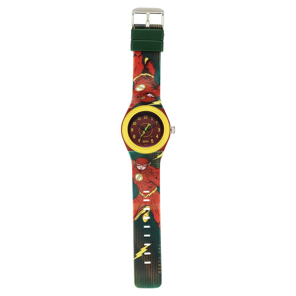 Buy Online Zoop Justice League Flash Analog Watch with Red Dial