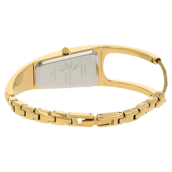 Titan Raga Silver Dial Analog Bimetal Strap watch for Women - image number 3