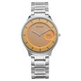 Titan Edge Murals Quartz Analog Yellow Dial Stainless Steel Strap Watch For Men - image number 0