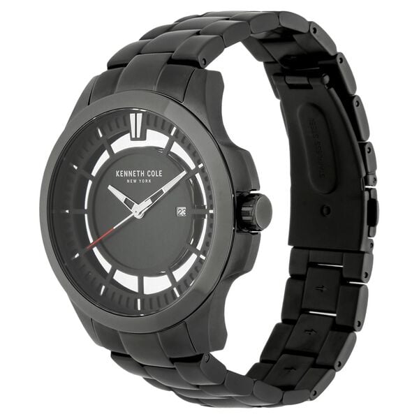 Kenneth Cole Quartz Analog with Date Black Dial Stainless Steel Strap Watch for Men - image number 1