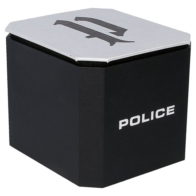 Police Quartz Analog Black Dial Leather Strap Watch for Men - image number 4