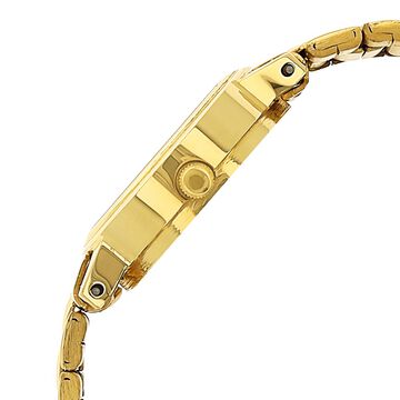 Sonata Quartz Analog Champagne Dial Metal Strap Watch for Women