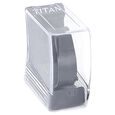 Titan Quartz Analog Champagne Dial Stainless Steel Strap Watch for Women - image number 4