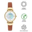 Anne Klein Quartz Analog Mother of Pearl Dial Leather Strap Watch for Women - image number 0
