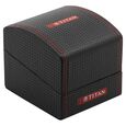 Titan Analog with Day and Date Black Dial Metal Strap watch for Men - image number 4