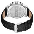 Police Quartz Multifunction Grey Dial Black Leather Strap Watch for Men - image number 2