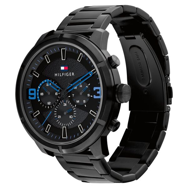 Tommy Hilfiger Black Dial Quartz Analog with Date Watch for Men - image number 1