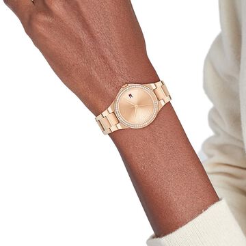Tommy Hilfiger Quartz Analog Rose Gold Stainless Steel Strap for Women