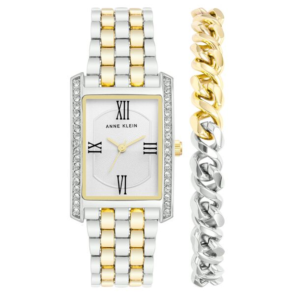 Anne Klein Quartz Analog Silver Dial Metal Strap Watch for Women - image number 0