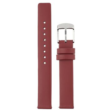 16 mm Red Genuine Leather Strap for Women
