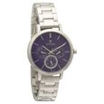 Titan Quartz Multifunction Purple Dial Stainless Steel Strap Watch for Women - image number 0