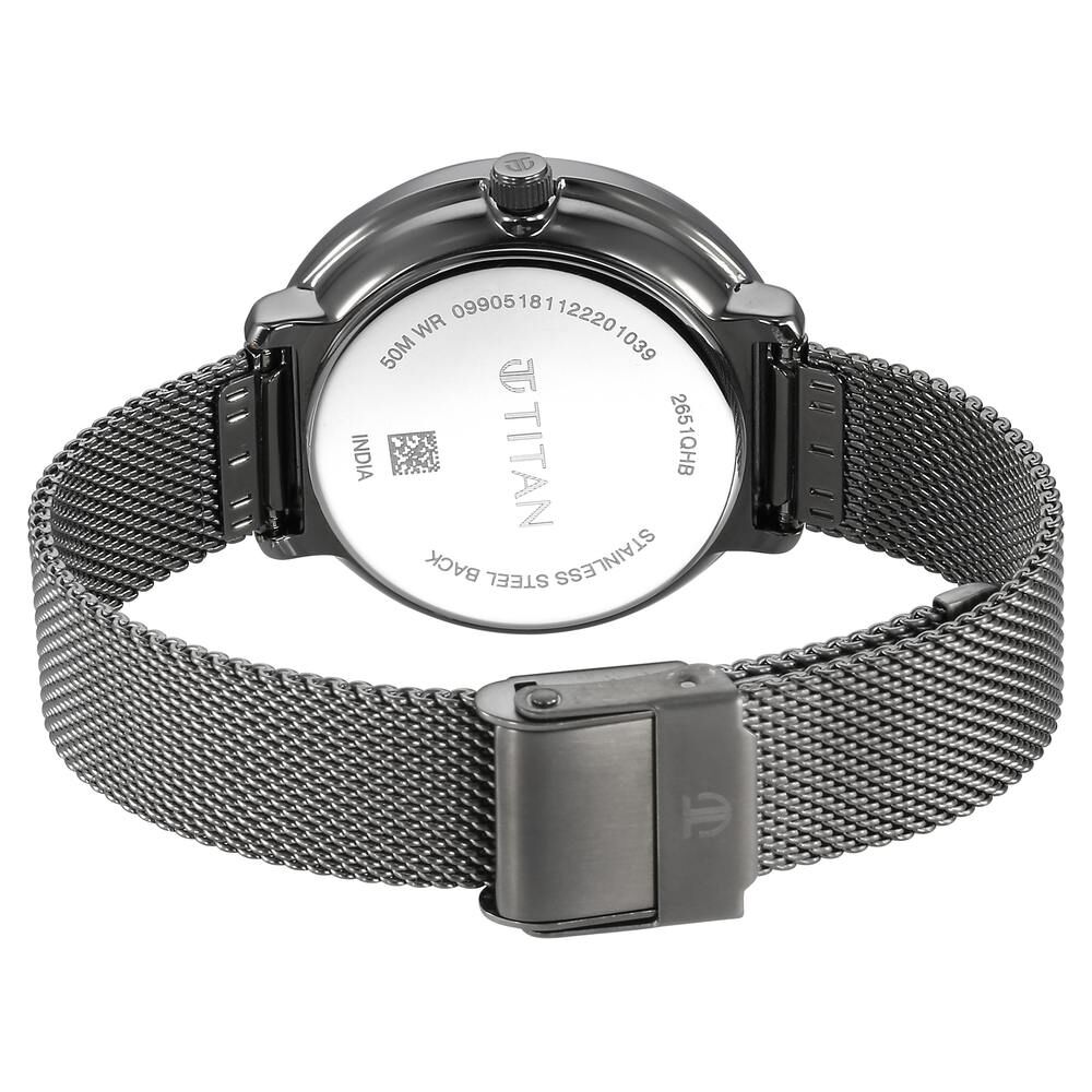 新品100cm×100cmアルミフラッグ Buy Online Titan Noir Anthracite Analog Stainless Steel Strap