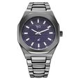 Fastrack Vyb Limitless Quartz Analog Blue Dial Grey Color Metal Strap Watch For Guys - image number 1