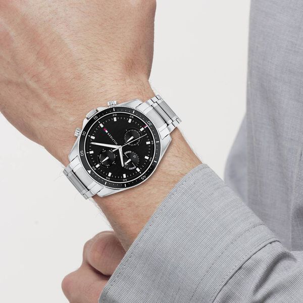 Tommy Hilfiger Quartz Multifunction Black Dial Watch for Men - image number 3