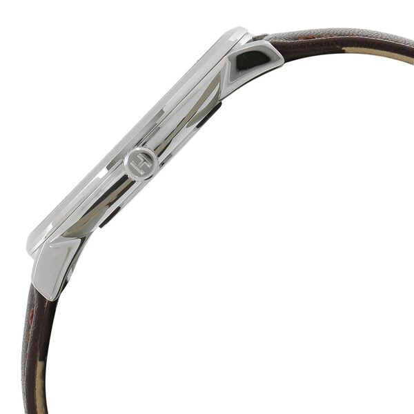 Tommy Hilfiger Quartz Analog Grey Dial Leather Strap Watch for Men - image number 2