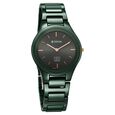 Titan Edge Ceramic Quartz in Glossy Green Dial Watch for Women - image number 1