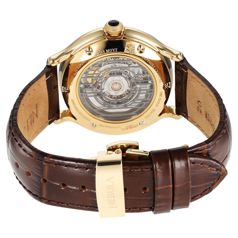 Mens solid gold discount watch strap for sale