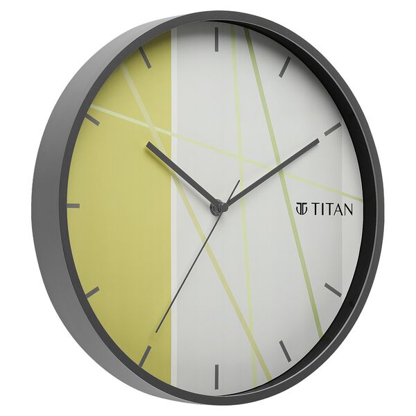 Titan Trendy & Modern looking Multi-coloured Dial Wall Clock Inspired from Bamboo Shoots - 30.5 cm x 30.5 cm (Medium) - image number 2