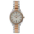 Xylys Swiss Analog with Date Red Stainless Steel Strap and Mother of Pearl Dial Watch For Women