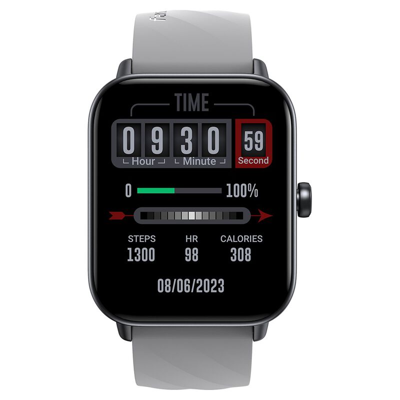 Fastrack Rider with 4.64 cm TFT LCD Display, SingleSync BT Calling Unisex Smart Watch with Grey Strap