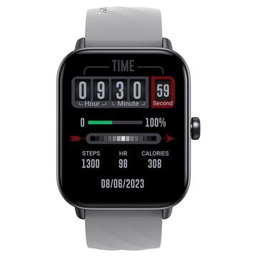 Fastrack Rider with 4.64 cm TFT LCD Display, SingleSync BT Calling Unisex Smart Watch with Grey Strap