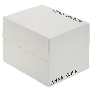Anne Klein Quartz Analog Brown Dial Ceramic Strap Watch for Women