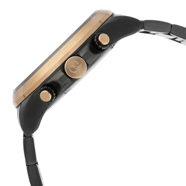Titan Octane Quartz Multifunction Black Dial Stainless Steel Strap Watch for Men - image number 3