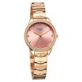Titan Raga Showstopper Quartz Analog Pink Round Dial Rose Gold Metal Strap Watch For Women - image number 1