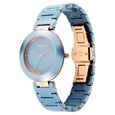 Titan Purple Ceramics Blue Dial Analog Ceramic Strap Watch for Women - image number 2