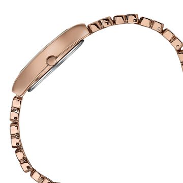 Poze Poze Quartz Analog Rose Gold Dial Rose Gold Metal Strap Watch For Women