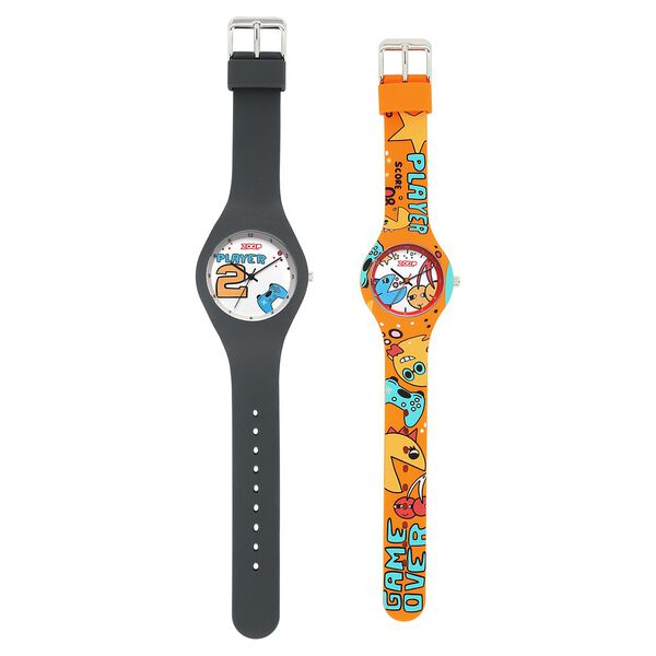 Titan Zoop Parent & Child Analog Pair Watch with Multicoloured Dial & Grey And Multicoloured Strap for Boys Girls Kids - image number 2