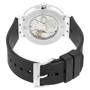 Titan Edge Mechanical Black Dial Mechanical Rubber Strap watch for Men